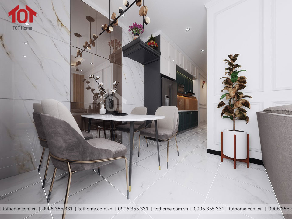 Cho thuê căn hộ dịch vụ full nội thất tại Vạn Phúc City 40m2