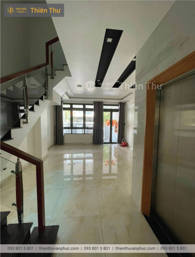 h0810 Nhà phố vạn phúc city mặt tiền 5m có thang máy