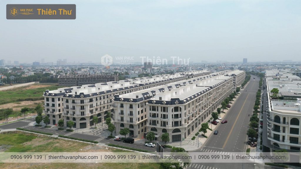Bán shophouse phố đi bộ Vạn Phúc City hướng Tây tứ trạch